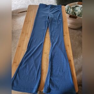 Blue Boot Cut Flare Pants